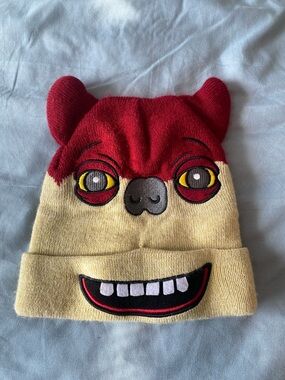 Fuggler Red Squirrel Monster Toboggan Winter Knit Beanie Hat For Men and Women